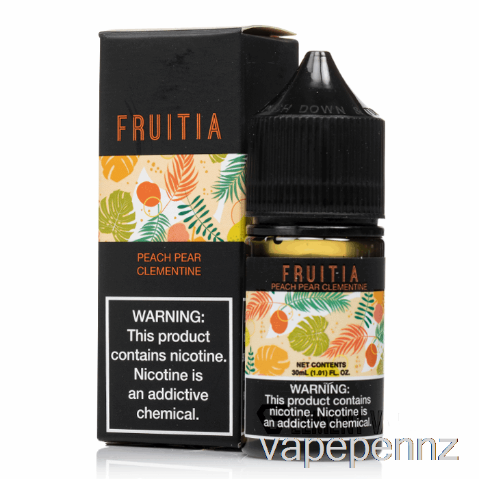 Peach Pear Clementine - Fruitia Salts - 30mL 35mg VAPE NZ